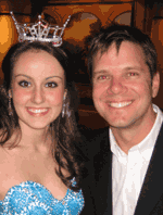 Maria DeSantis, Miss Amerca's Outstanding Teen 2007 with pageant coach Justin Rudd!